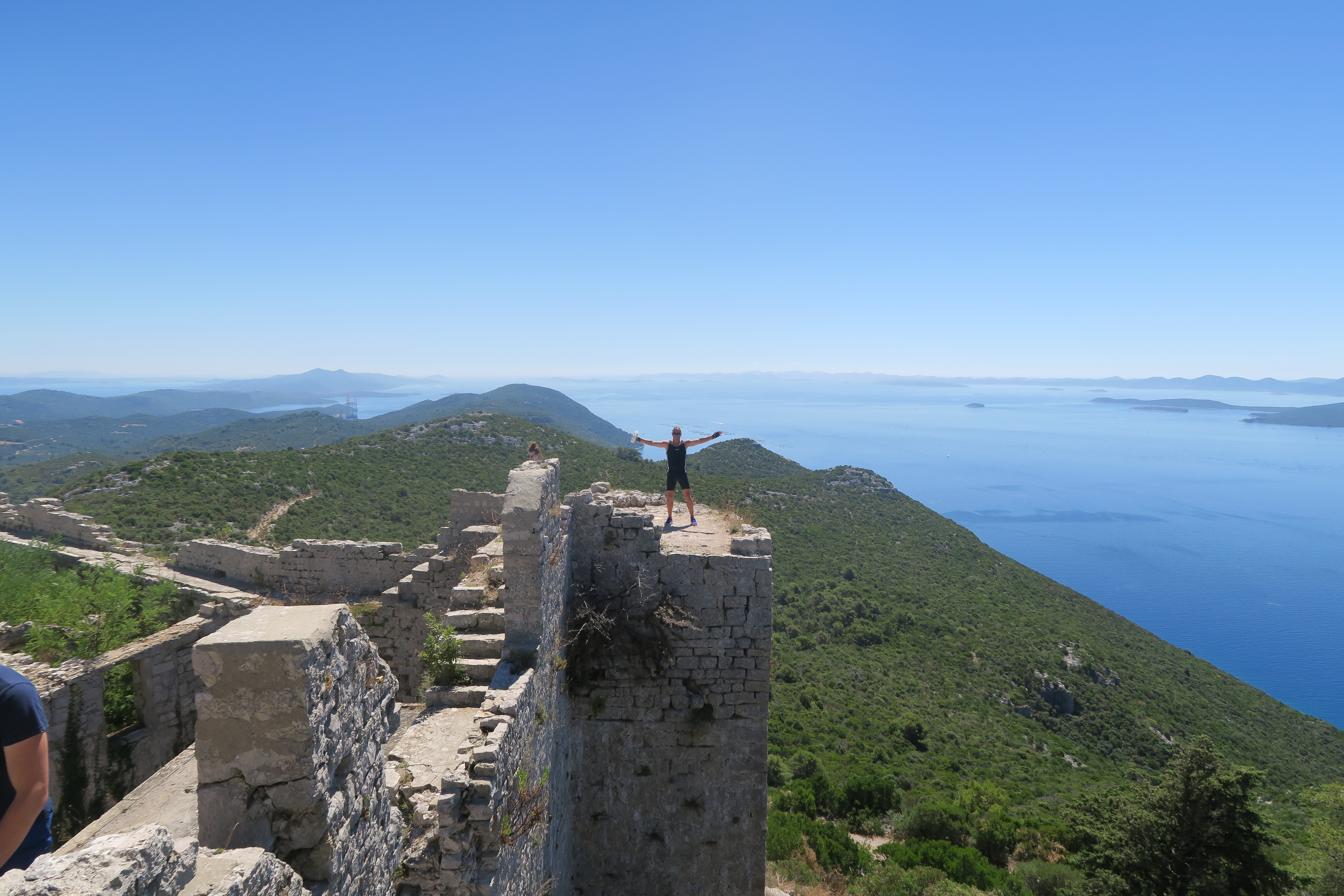 MTB dag på Ugljan med mål på Fortezza di San Michelle