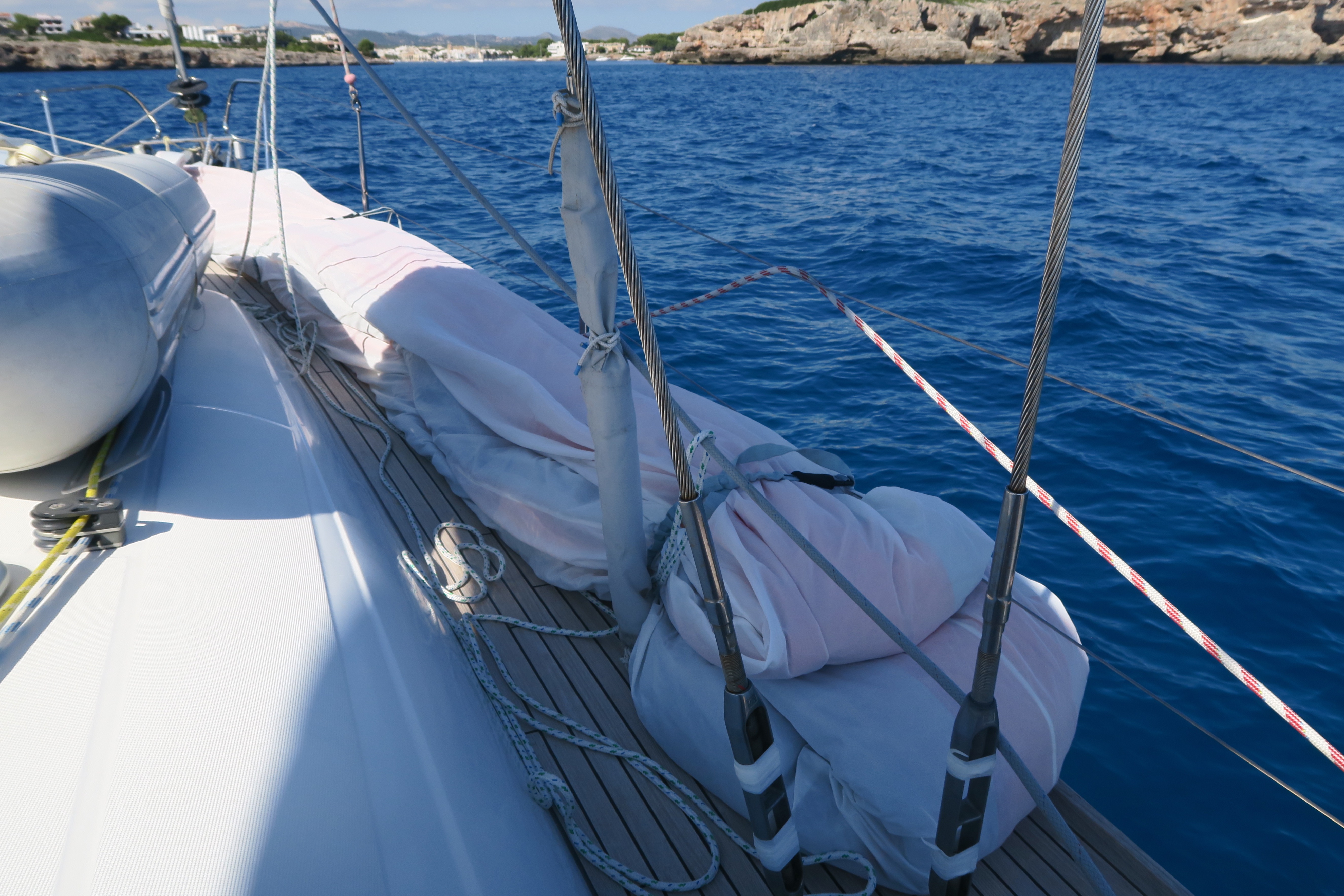 Med genakker fra Porto Cristo til Mandragó