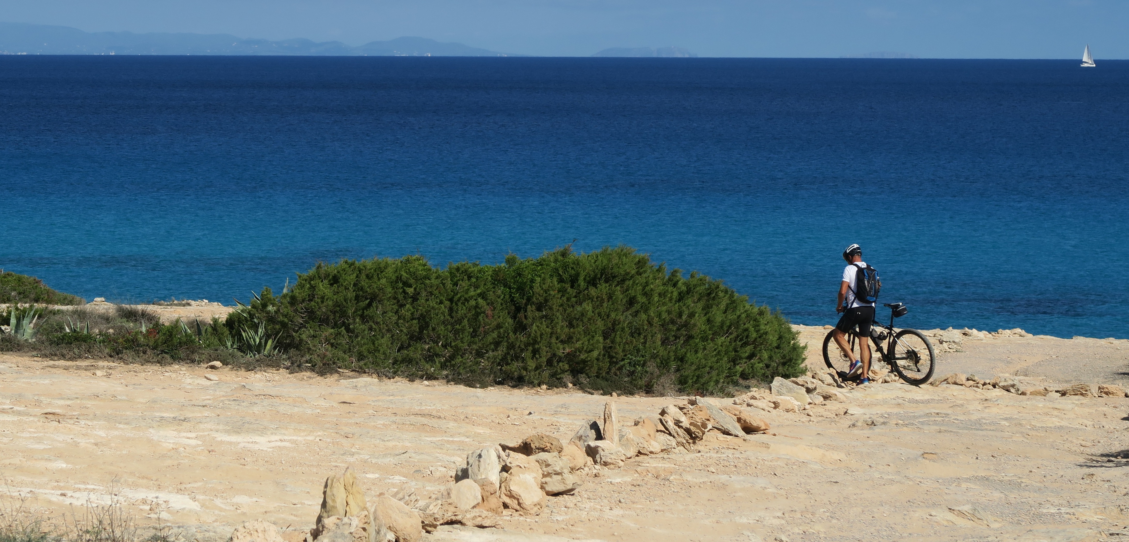 På cykeltur på Formentera