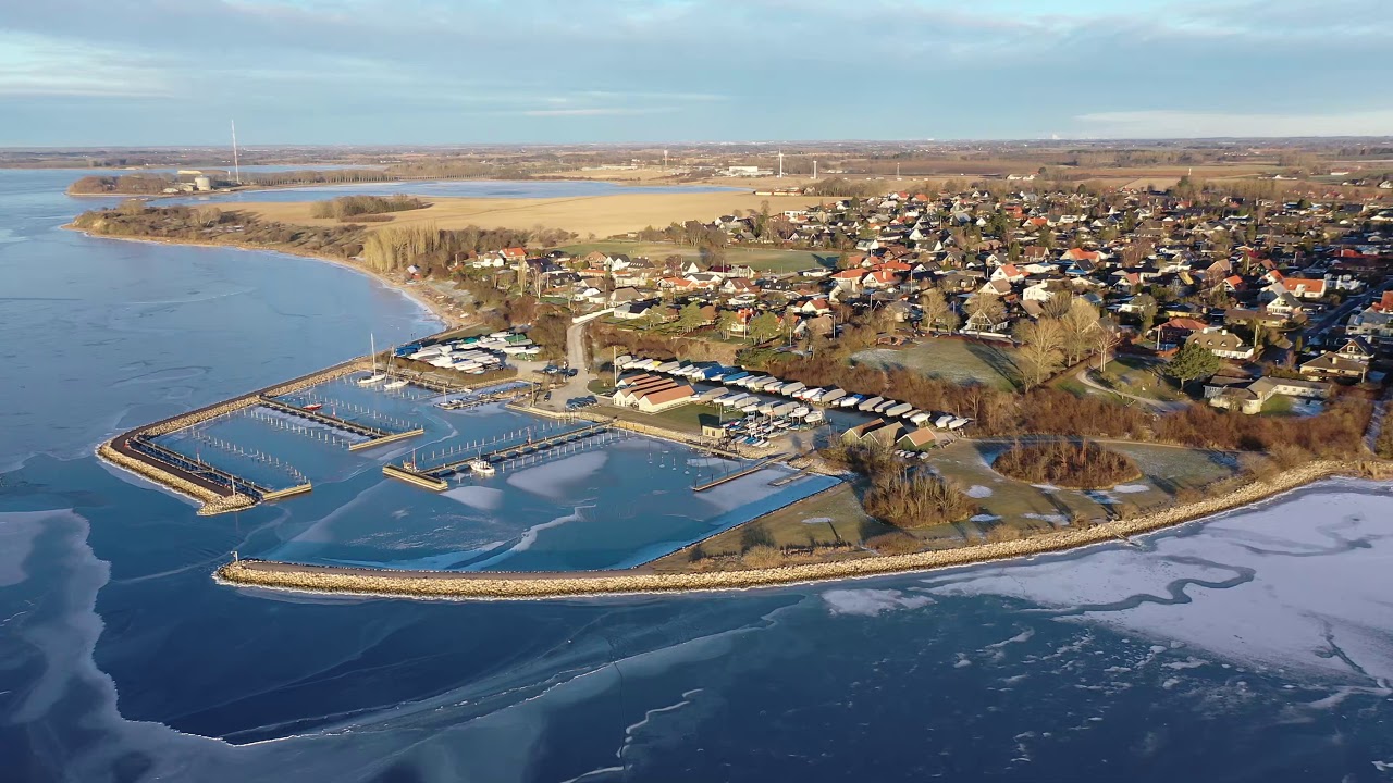 En smuk kold dag ved Roskilde Fjord