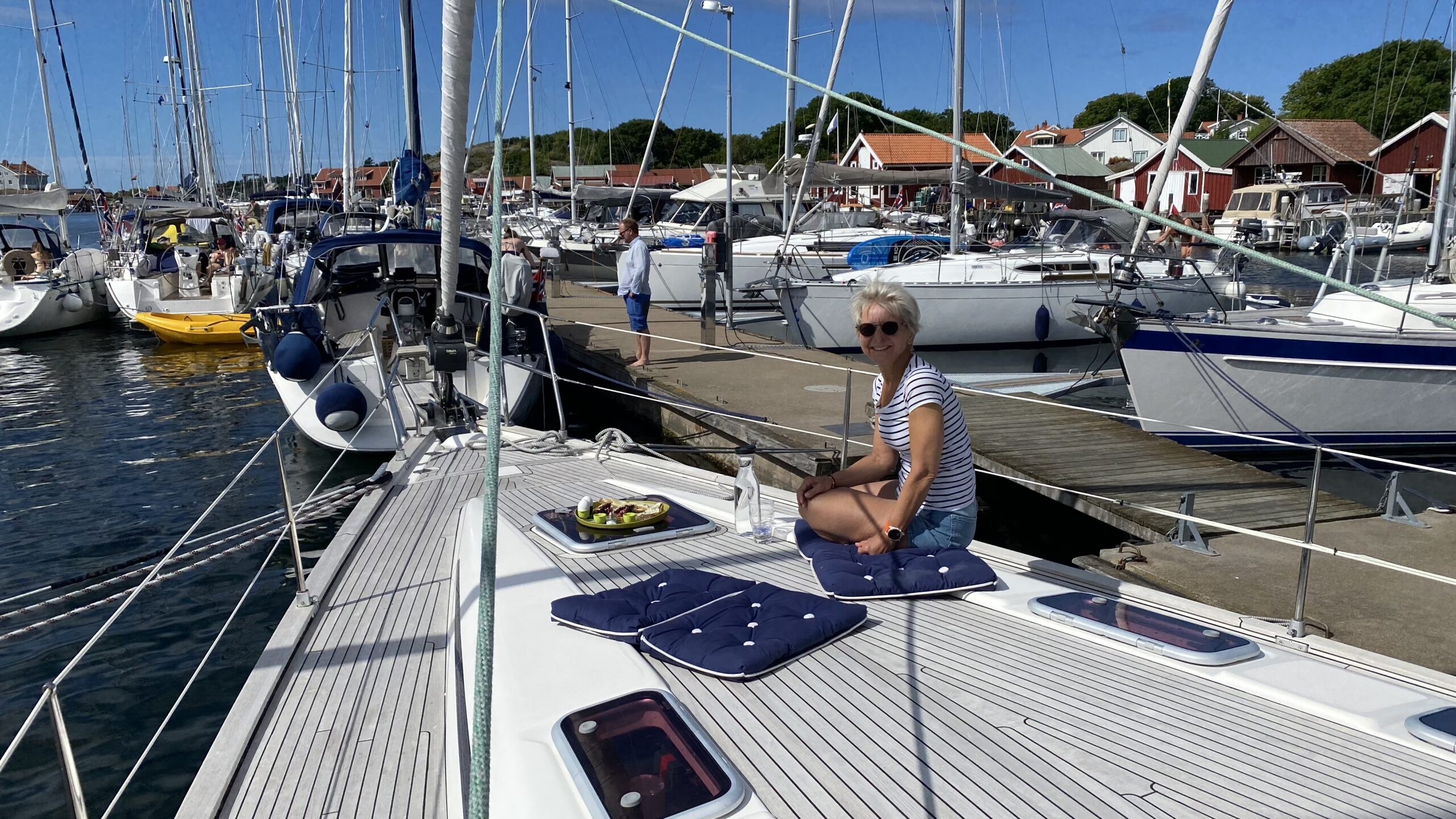 Fra Edholmene til Östre Bryggan i havnen Bopallen på Nord Koster