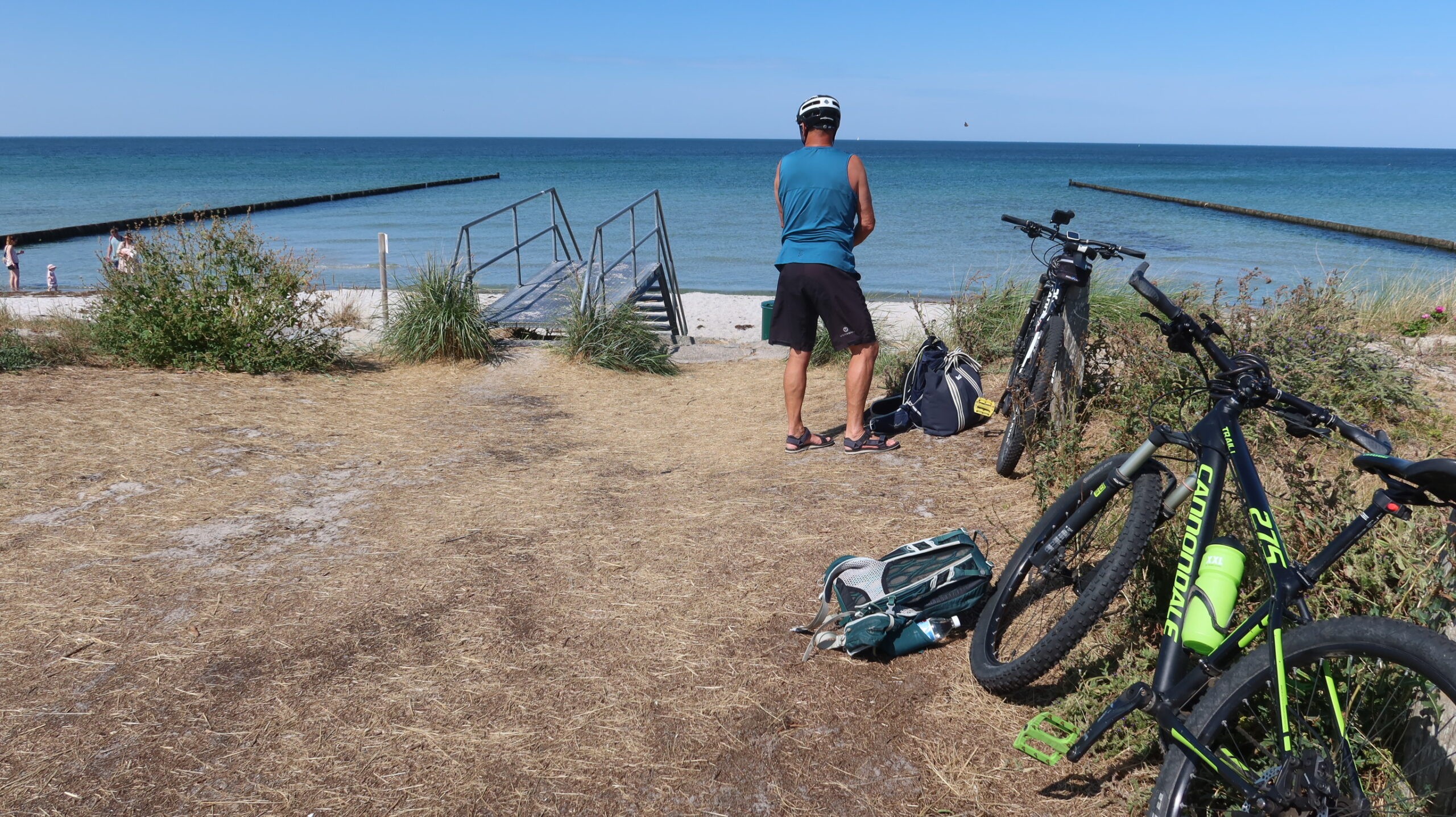 Med turbåd til Hiddensee i hedebølge 