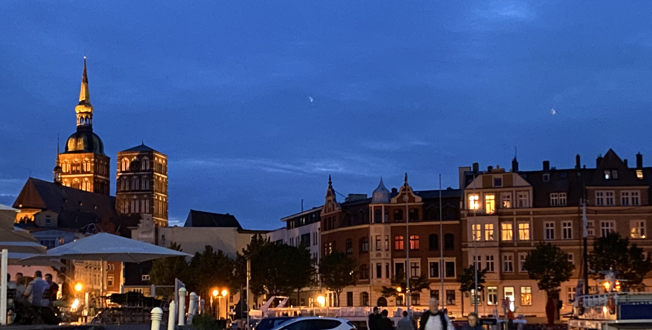 På bytur og live koncert i Stralsund 
