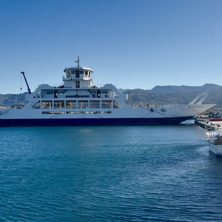 Gennem Lefkada kanalen mod syd