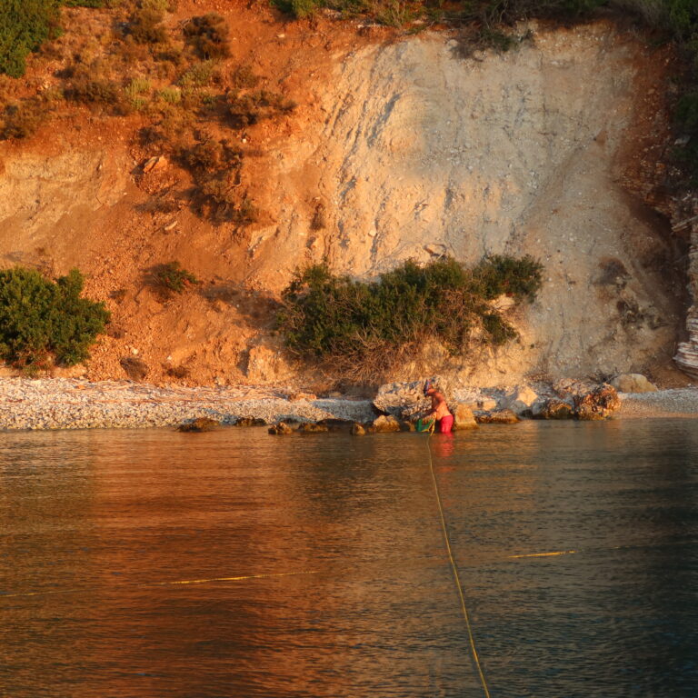 Fra Filatro Bay til Port Sami på øen Kefalonia