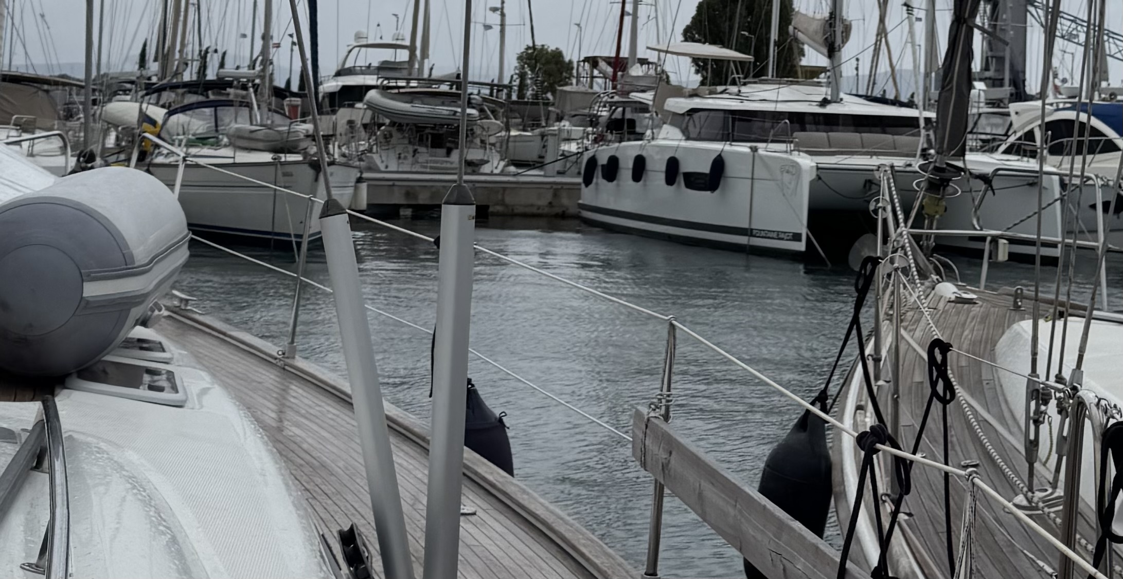 Regnvejr i Preveza dagen før optagning